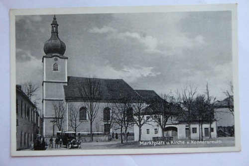 Konnersreuth marktplatz und - ak,