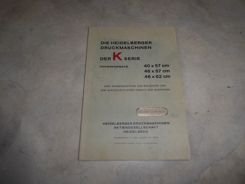 Grundanleitung heidelberger - grundanleitung,