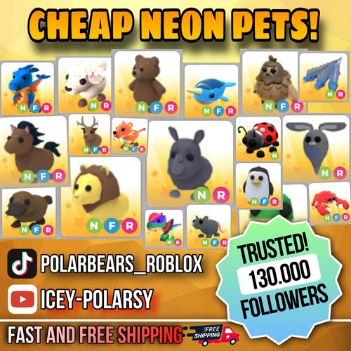 Neon pets roblox adopt me - -, roblox/adopt