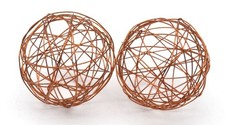 2 Stück Drahtbälle