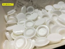 ALNO 4x Rückwand Bohrloch Abdeckkappe  Küchen Ø14mm Hängeschrank Außen Ø 18mm