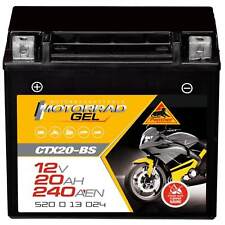 Panther CTX20-BS Motorradbatterie GEL 12V 18Ah YTX20-BS 52013