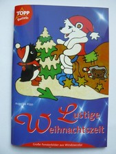 Lustige Weihnachtszeit Große Fensterbilder aus Windowcolor Topp Bastelheft