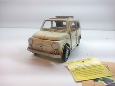 Deko Modellauto, Fiat 500 Sure 15cm aus Blech, ohne OVP#1298