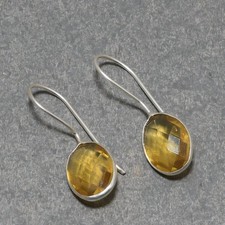 Facettierter Citrin ovale Form