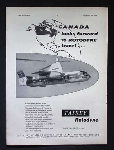 Original 1958 reklame - 1958, fairey