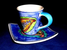 Farbenfrohe Espresso Tasse mit