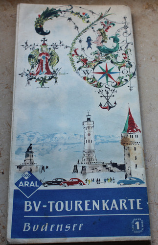 Aral tourenkarte 1950er - bv,