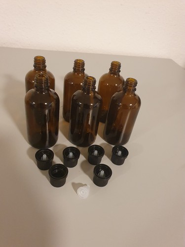 Apothekerflasche braun 100 - x,