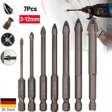 7 Tlg Fliesenbohrer Glasbohrer