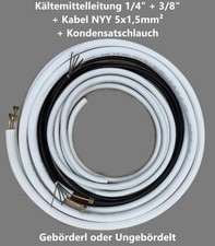 Kältemittelleitung Set 1/4"+