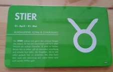 Praktisches Frückstücksbrettchen grün Motiv Sternzeichen Stier