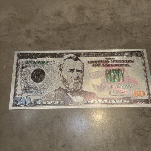 Dollar schein silberfolie - dollar,