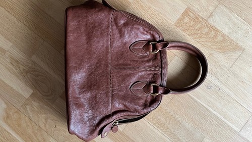 Braune ledertasche von - braune, esprit