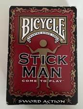 Bicycle Spielkarten „Stickman“ - neuwertig, unbespielt Poker Zauberkunst sammeln