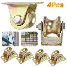 Umlenkrollen Für Seile, 4 Stk U-Nut Rollenrad Umlenkrolle Hebekran Seilrolle