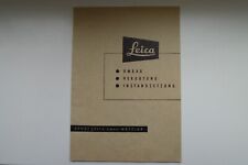 Leica Liste Nr 8685 III/54/LY/DM Preis für UMBAU/VERGÜTUNG/INSTANDSETZUNG selten