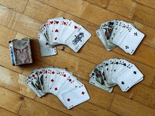 ASS Miniatur Patience No. 222 von etwa 1910 mit Box komplett Reichsadler Stempel