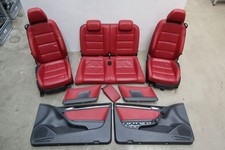 Leder Sitze Rückbank Innenausstattung ROT VW Golf Cabrio 1.6 TDI Bj 2012 5K