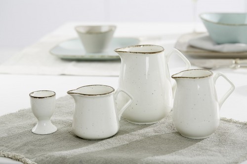 Eierbecher 6er set casa creme - eierbecher,