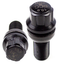 Felgenschloss 2-teilig M12 x 1,5 x 24 - 50mm Kugelbund R13 SW17 schwarz u. silbe