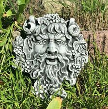 Wandkonsole Waldgeist Relief Frostfest Zauberer Steinguss wetterfest Steinfigur