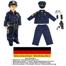 Kinder kostüm polizist blau - kinder,