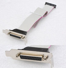 PARALLEL LPT 25-PIN SUB-D BUCHSE LOWPROFILE SLOTBLECH SLOTBLENDE INTERN EXTERN 8