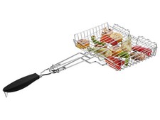 Grillkorb edelstahl 20x27cm - grillkorb,