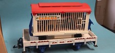 LGB aus 21988  Circus Niederbordwagen + Käfiganhänger + Affe + Löwe + Rampe /TOP