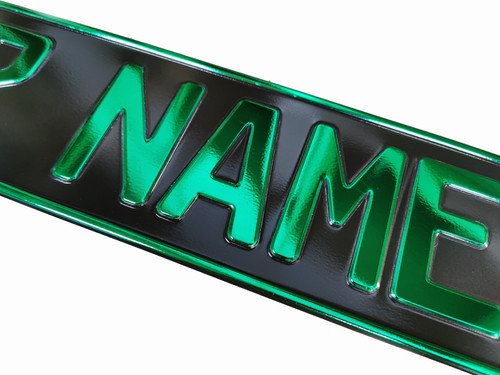 Namenschild schwarz lkw - namenschild,