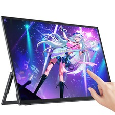 18,5-Zoll-120-Hz-Touchscreen-Tragbarer Monitore 1080P Freistehend Für Xbox PS 5
