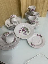 Kaffeeservice Graf von Henneberg Ilmenau DDR für 6 Personen Teller Tasse