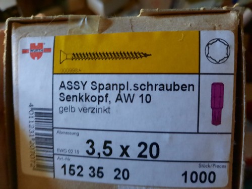 Würth assy schrauben senkkopf - würth,
