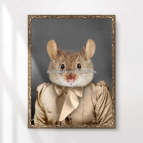 Süße maus mäuse kunstdruck - maus,