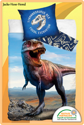 Bettwäsche dinos dinosaurier - bettwäsche,