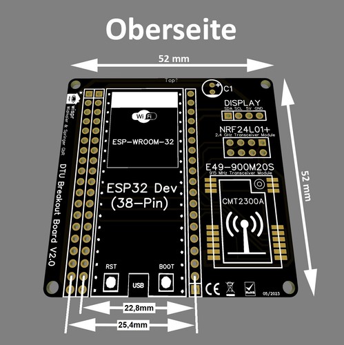 Opendtu platine esp32 - platine,