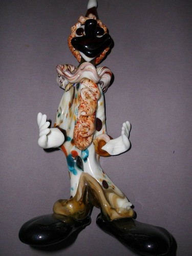 Harlekin clown glas 50er - clown, /