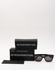 RRP€195 RETROSUPERFUTURE Cat Eye Sunglasses HANDMADE Logo Tinted Made in Italy