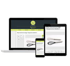 eBayvorlage HTML Mobil optimiert eBay Template Responsive Modern +Editor