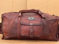 Neu Leder Herren Reisetasche