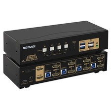 4 Port USB 3.0 KVM Switch Dual