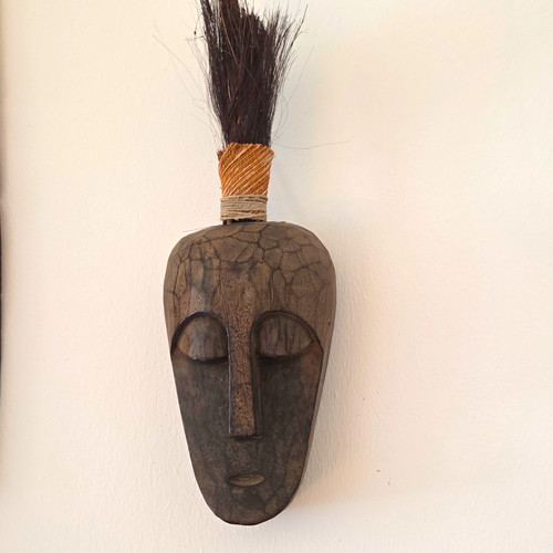 Afrikanische holz wandmaske - holz,