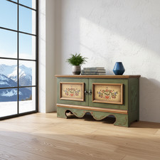 Voglauer Kommode Anrichte klein Vintage shabby Landhaus Retro bemalt massiv Holz