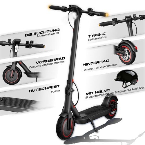 350w scooter faltbar 8ah - faltbar, 7.8ah