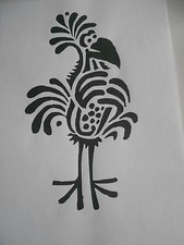 Schablone Vogel2 auf A4