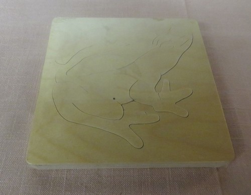 Blanko holz puzzle lagenpuzzle - blanko,