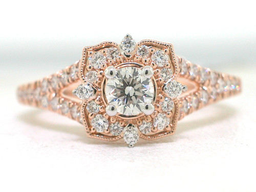 Brillant ring 585 rotgold 14kt - brillant,