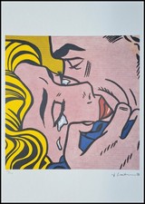 ROY LICHTENSTEIN * Kiss V * 50 x 35 cm * signed lithograph * limited # 26/150