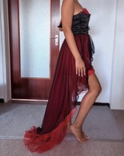 Abendkleid vorne kurz hinten - vorne,